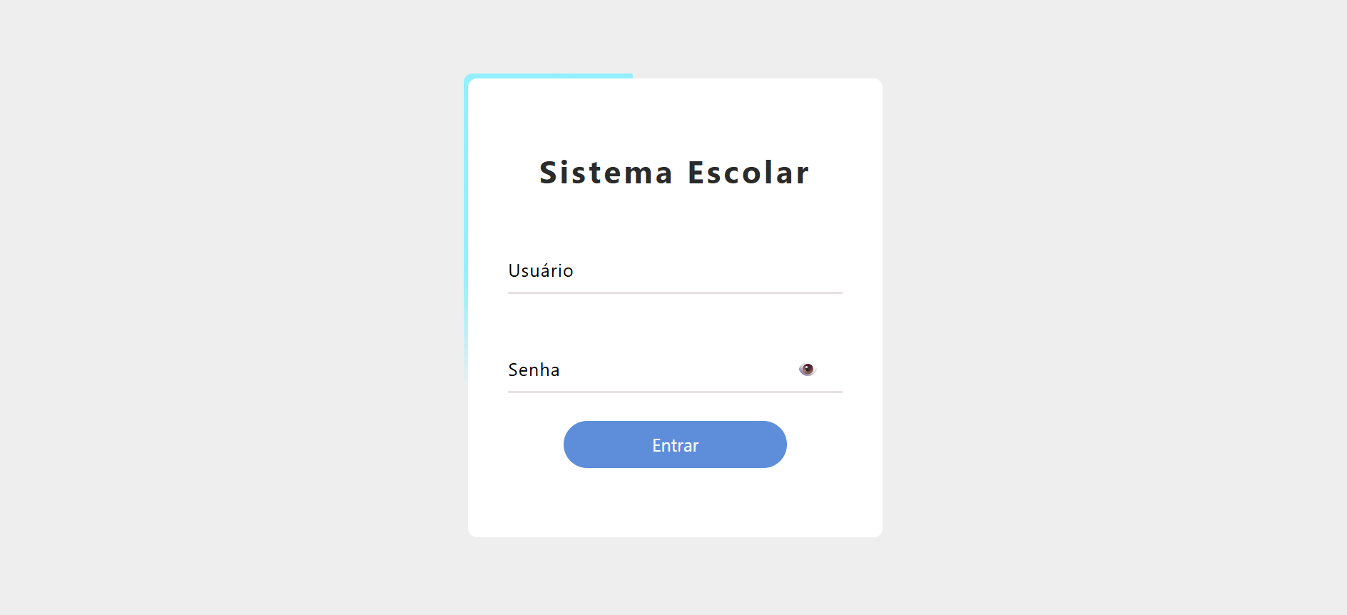 Projeto Sistema Escolar